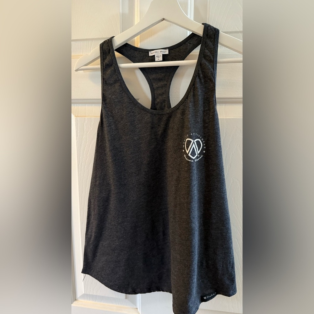 Mahiku Hawaii Racer Back Tank Top-Size XL